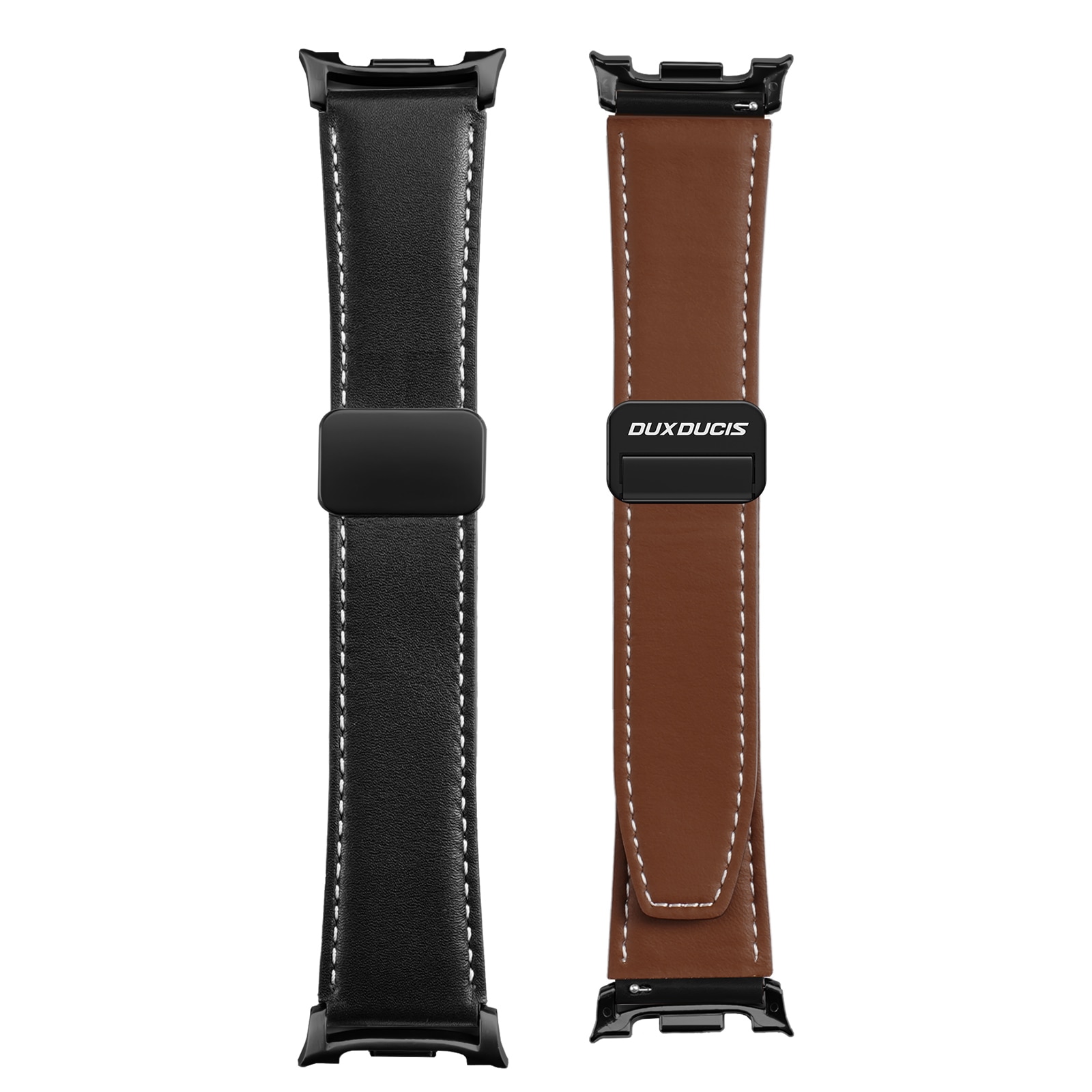 Lederarmband Samsung Galaxy Watch 8 Classic Schwarz