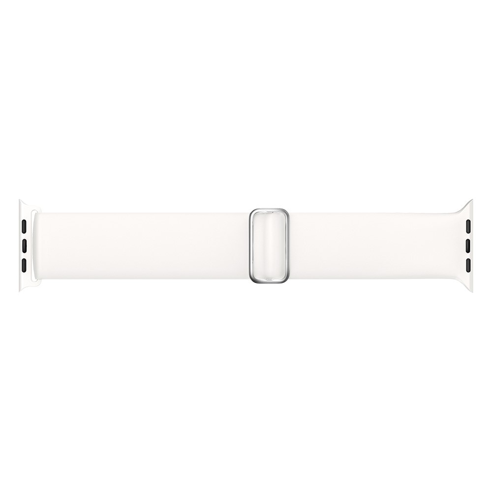 Apple Watch 42mm Elastisches Silikonarmband weiß
