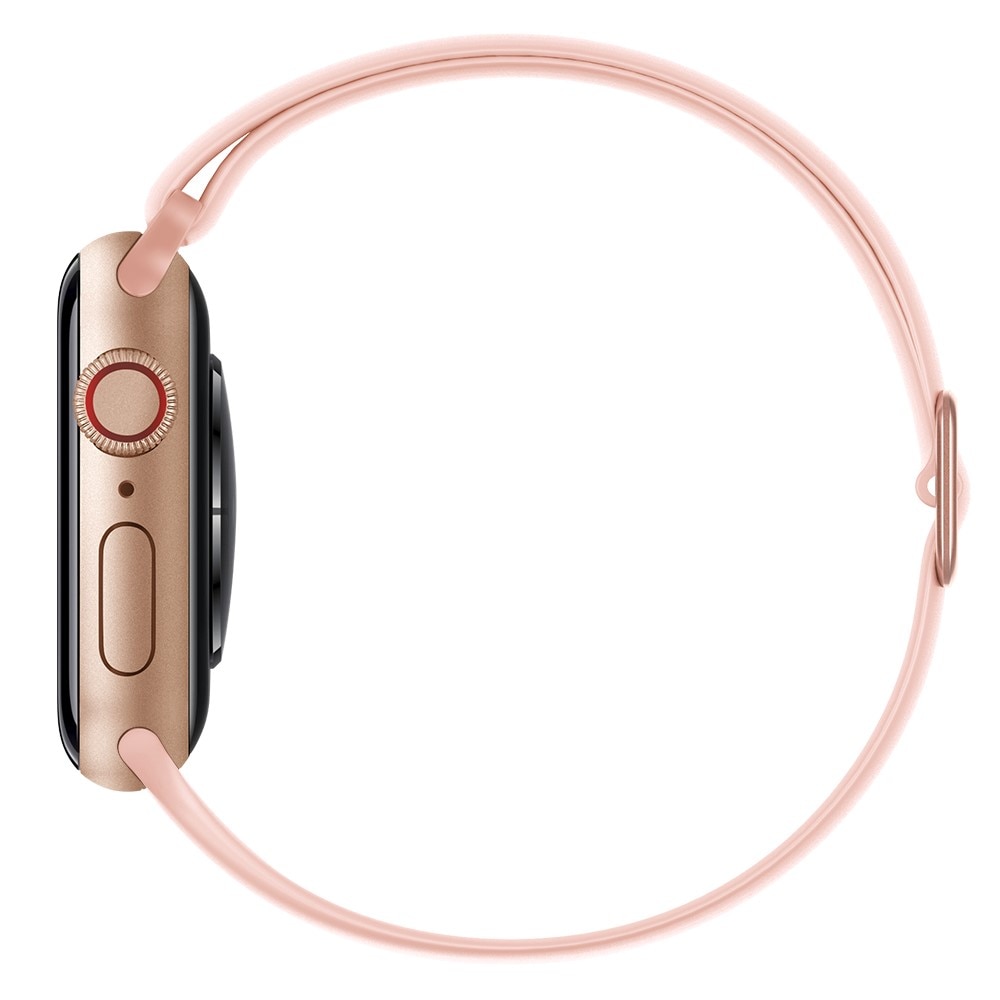 Apple Watch SE 40mm Elastisches Silikonarmband rosa