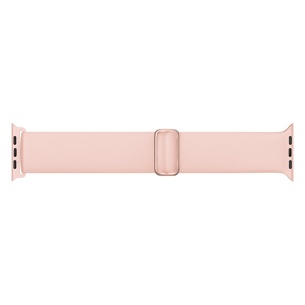 Apple Watch 41mm Series 8 Elastisches Silikonarmband Rosa