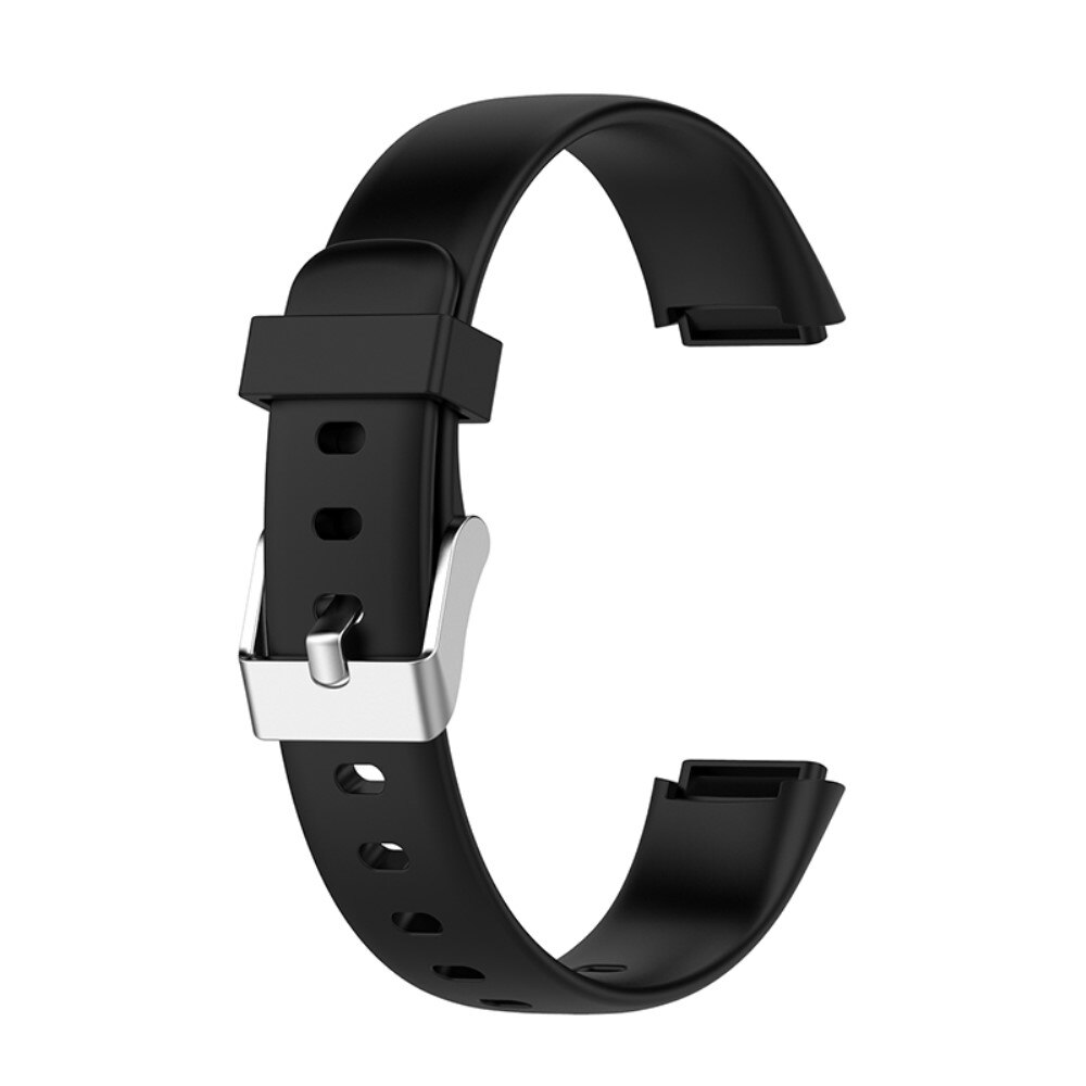 Fitbit Luxe Armband aus Silikon, schwarz