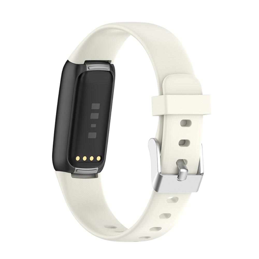 Fitbit Luxe Armband aus Silikon, weiß