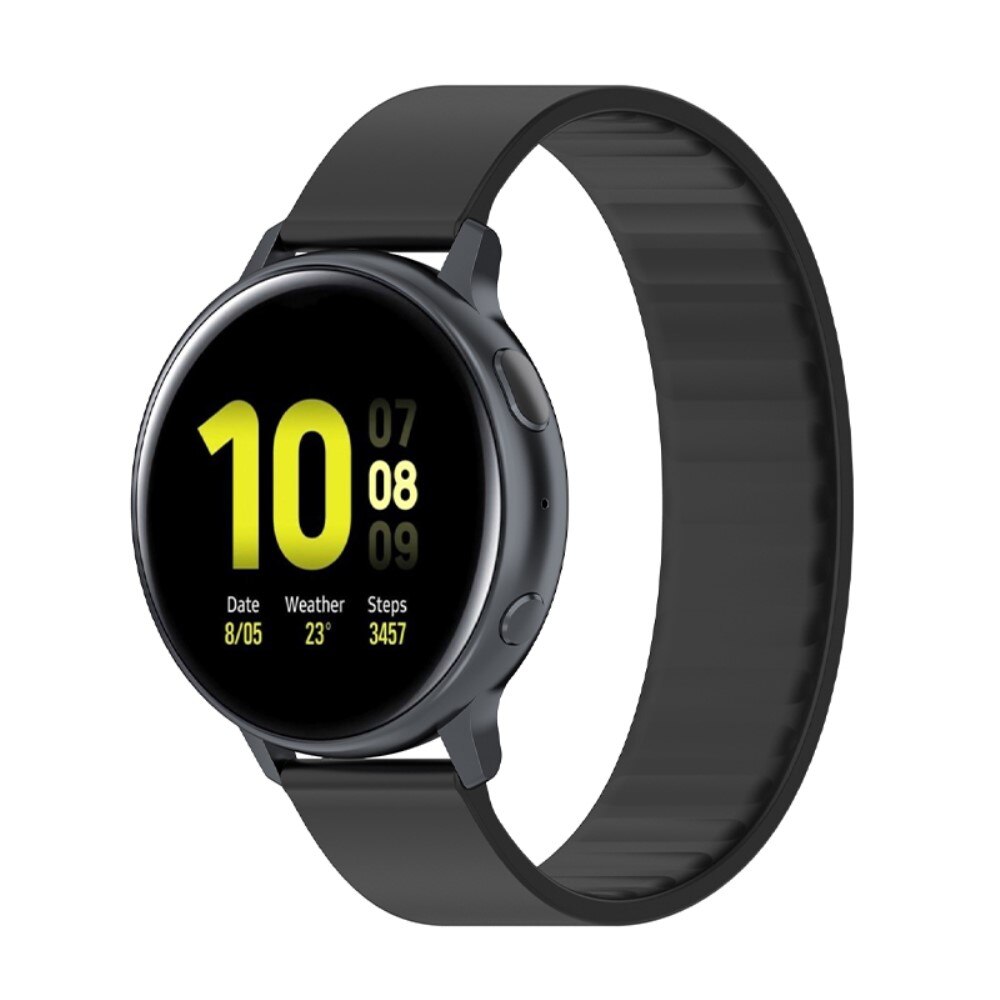Samsung Galaxy Watch 6 Classic 47mm Elastisches Silikonarmband, schwarz