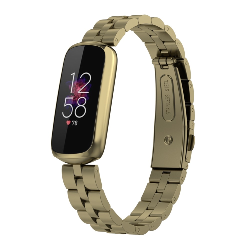 Fitbit Luxe Armband aus Stahl Gold