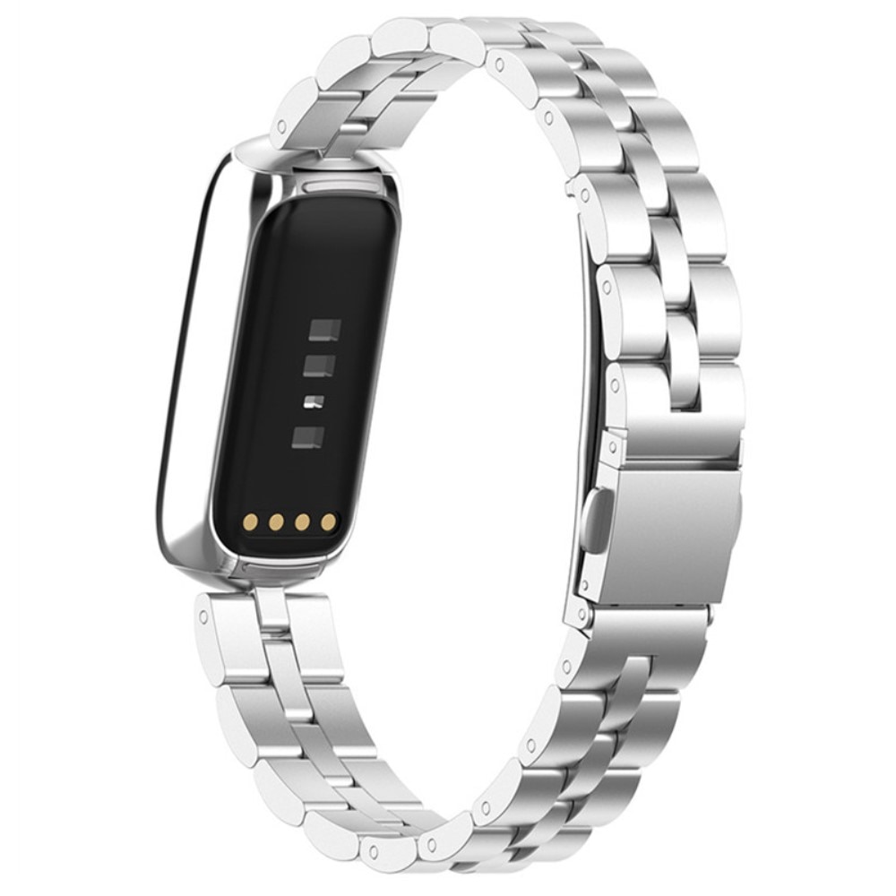 Fitbit Luxe Armband aus Stahl Silber