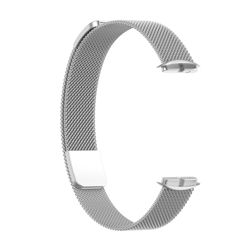 Fitbit Luxe Milanaise-Armband Silber