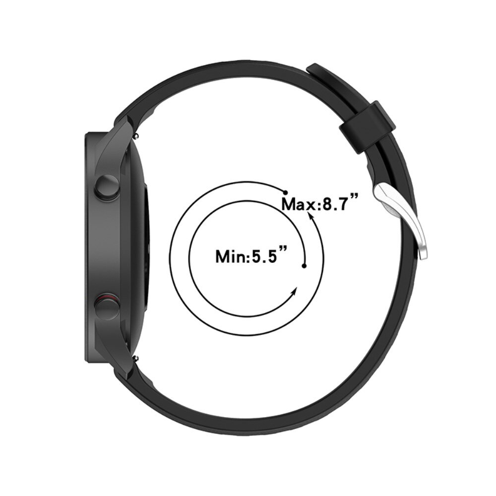 Xiaomi Mi Watch Armband aus Silikon, schwarz