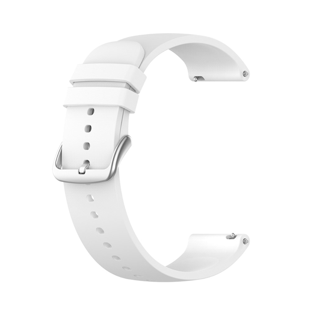 Universal 22mm Armband aus Silikon weiß