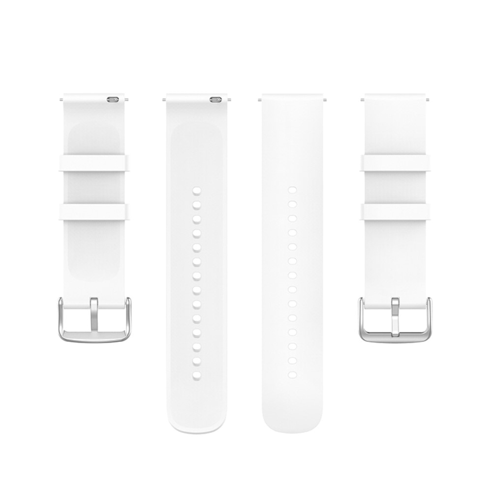 Universal 22mm Armband aus Silikon weiß