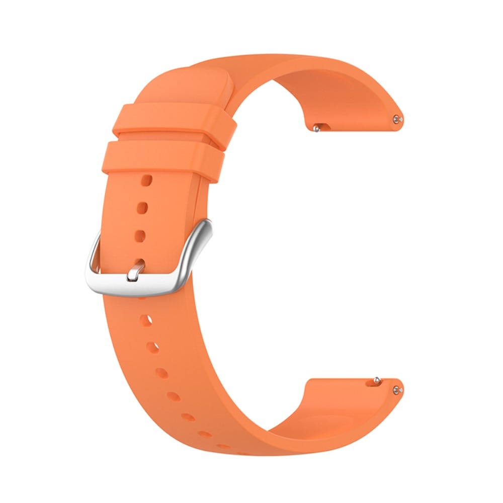Universal 22mm Armband aus Silikon orange