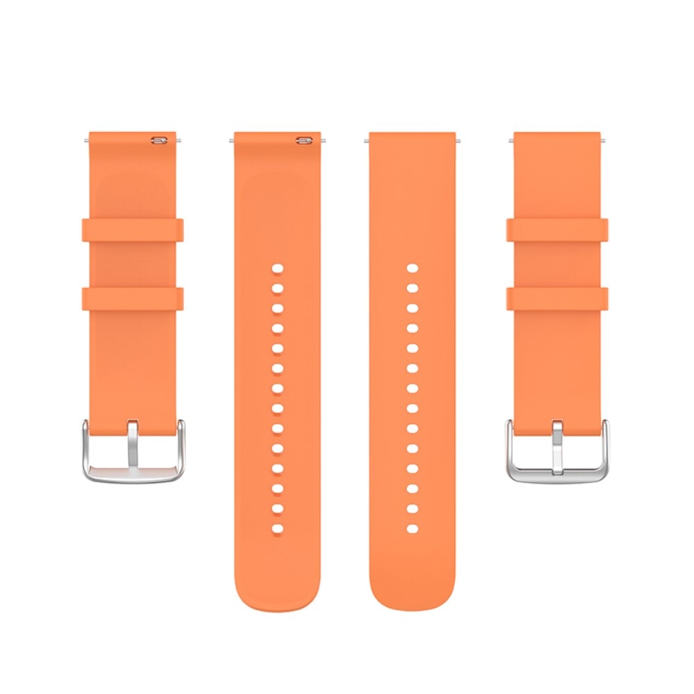 Universal 22mm Armband aus Silikon orange