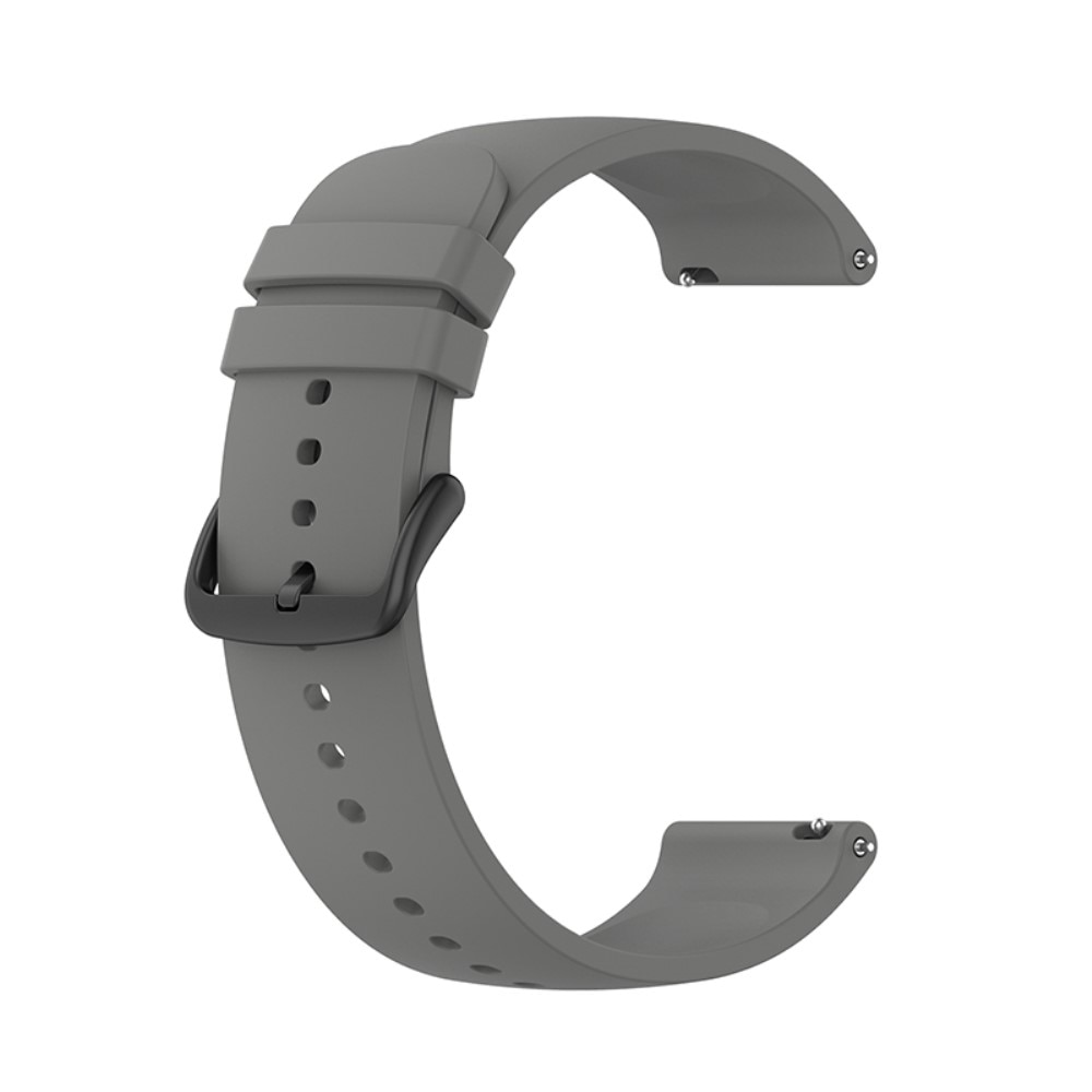 Universal 22mm Armband aus Silikon grau