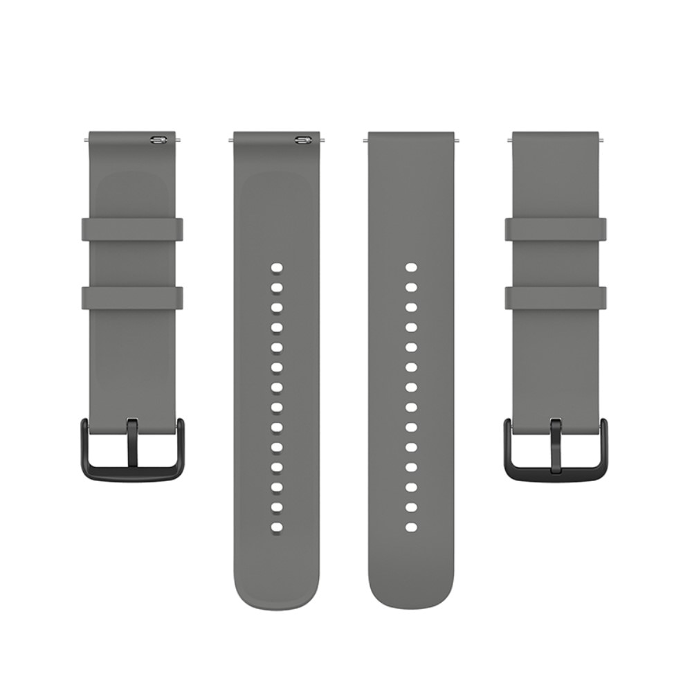 Universal 22mm Armband aus Silikon grau