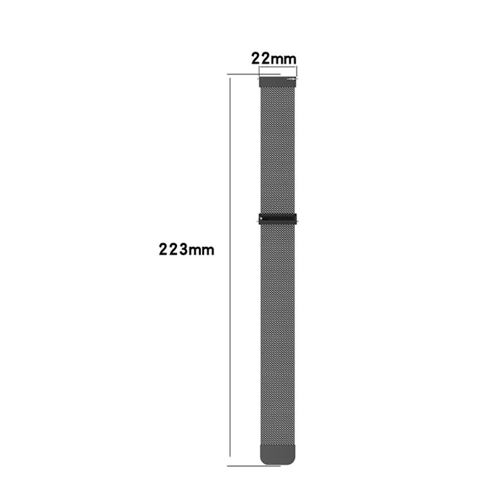 Samsung Galaxy Watch 5 40mm Milanaise-Armband Silber