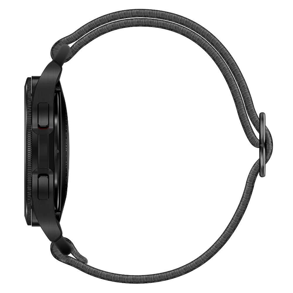 Universal 22mm Elastisches Nylon-Armband dunkelgrau