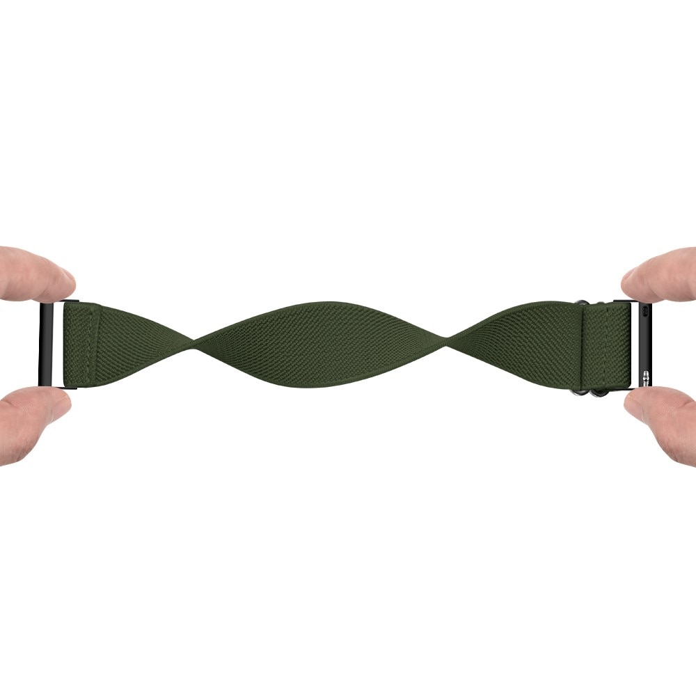 Universal 22mm Elastisches Nylon-Armband grün