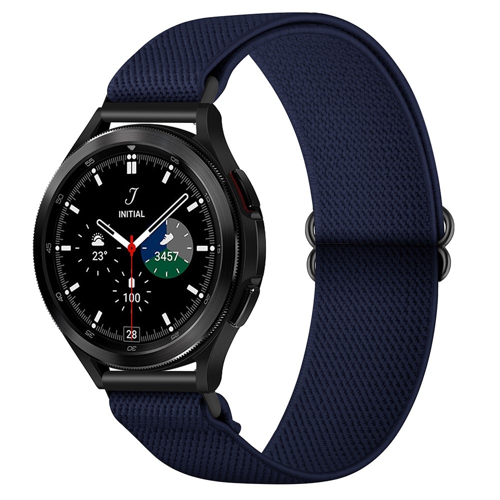 Huawei Watch GT 4 46mm Elastisches Nylon-Armband dunkelblau
