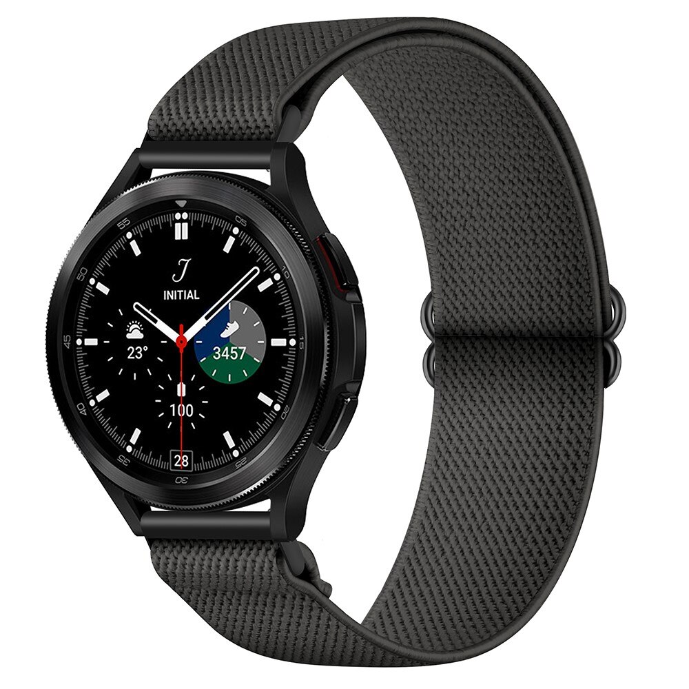 Samsung Galaxy Watch 5 Pro Elastisches Nylon-Armband dunkelgrau
