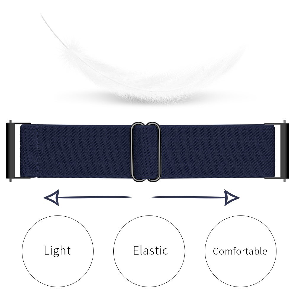 Withings Steel HR 40mm Elastisches Nylon-Armband, dunkelblau