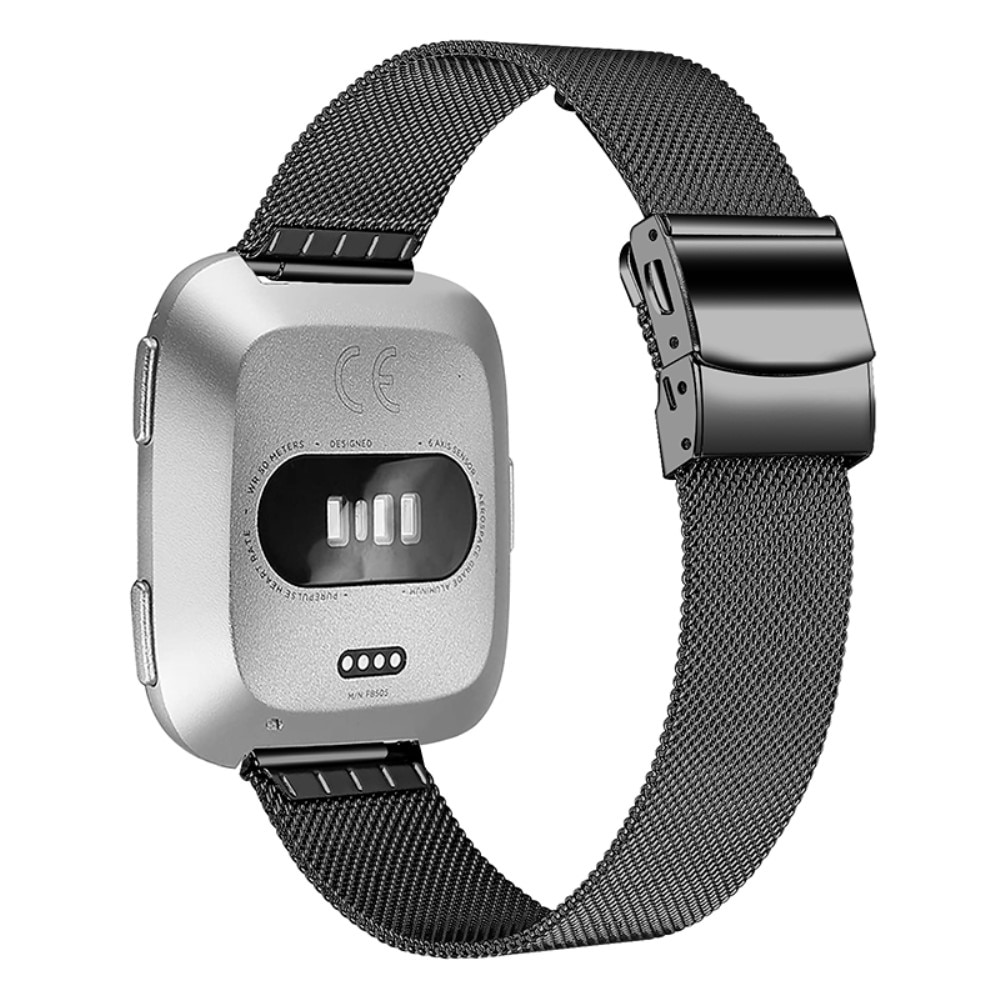 Fitbit Versa/Versa 2 Mesh-Armband Black