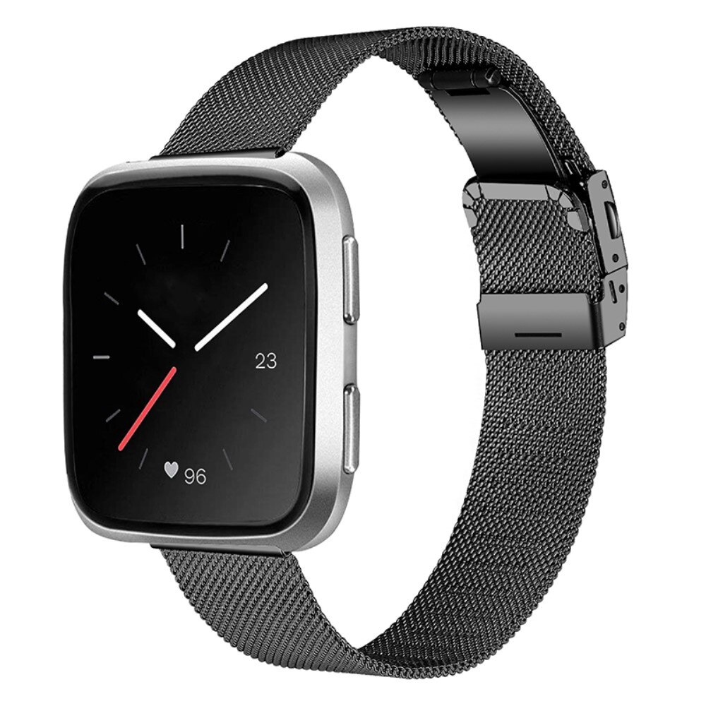 Fitbit Versa/Versa 2 Mesh-Armband Black