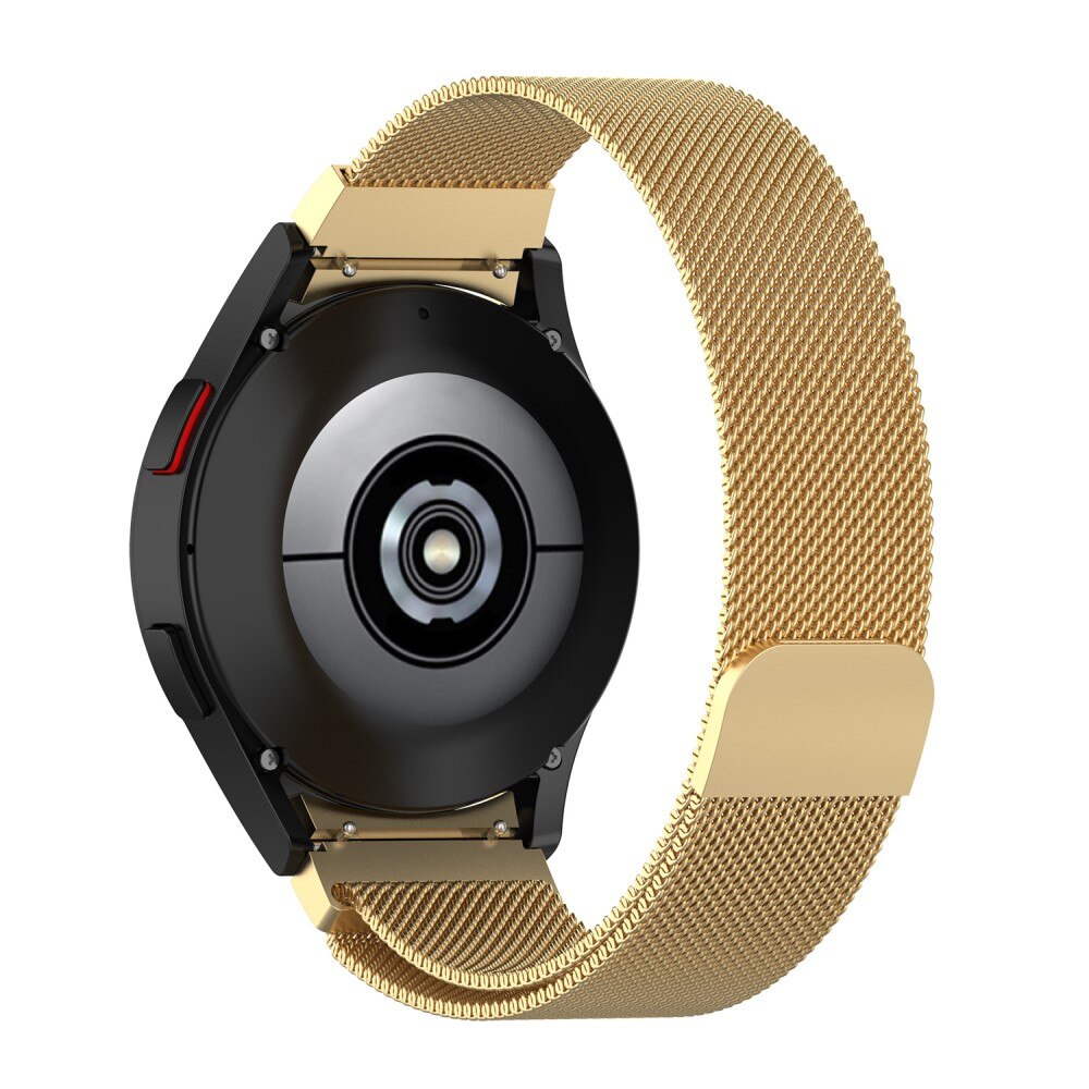 Samsung Galaxy Watch 4 44mm Full Fit Milanaise Armband Gold