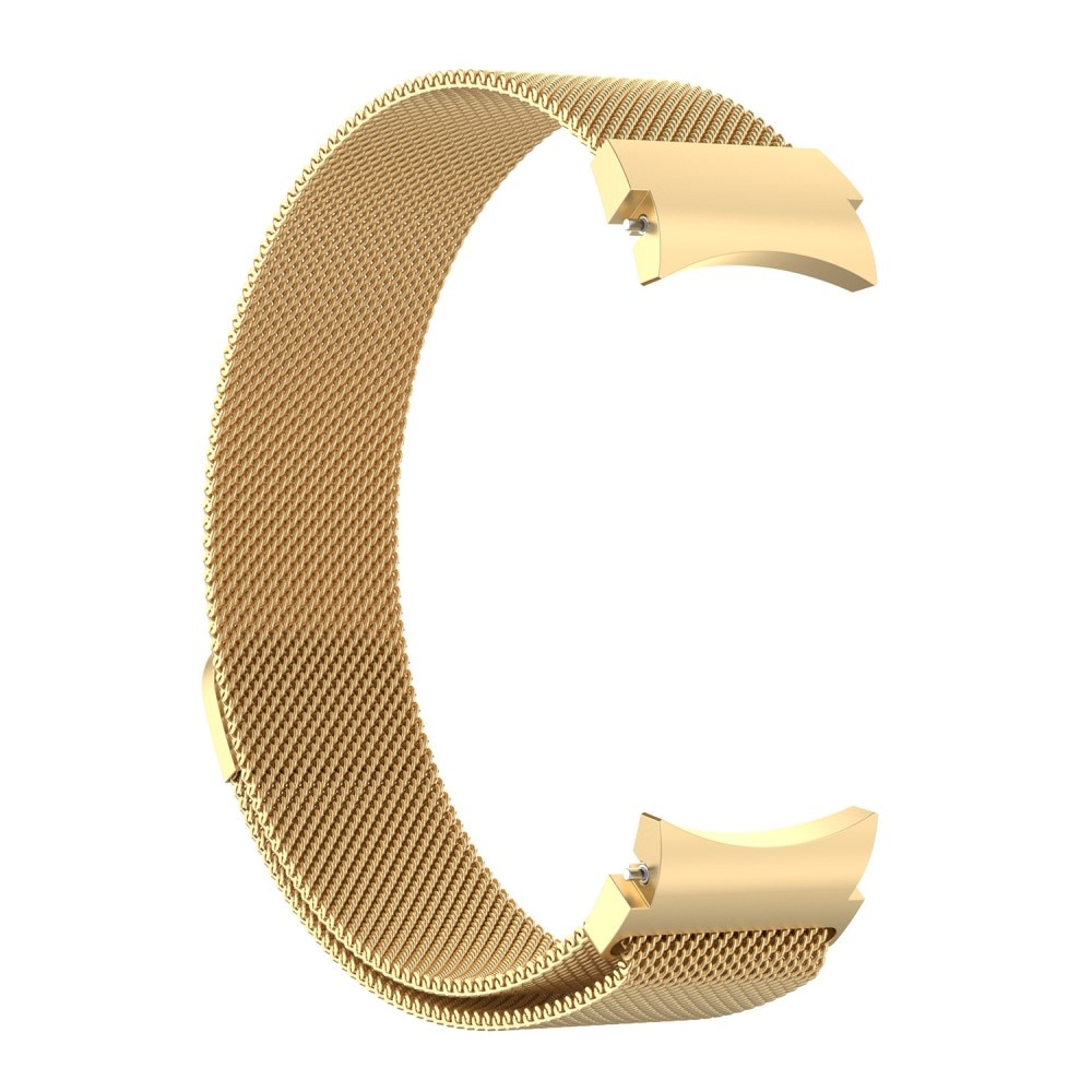 Samsung Galaxy Watch 4 44mm Full Fit Milanaise Armband Gold