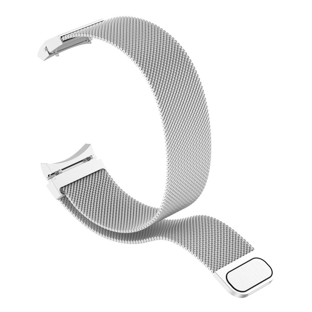 Samsung Galaxy Watch 5 40mm Full Fit Milanaise Armband Silber
