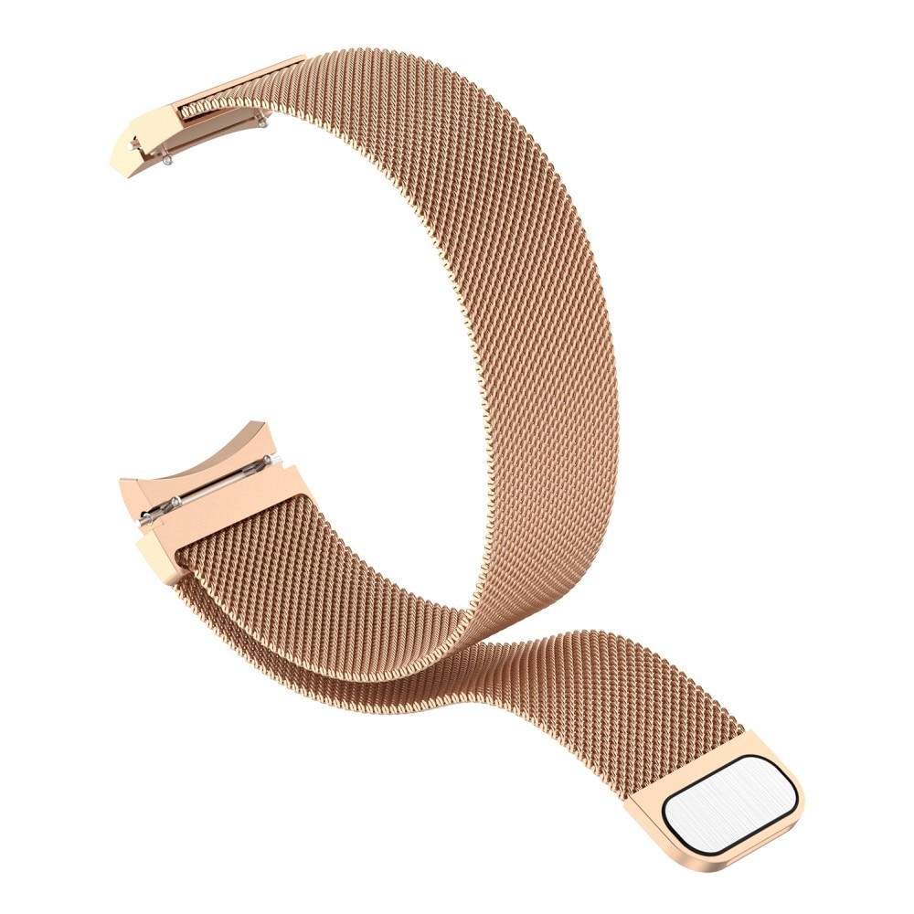 Samsung Galaxy Watch 6 Classic 43mm Full Fit Milanaise Armband, roségold