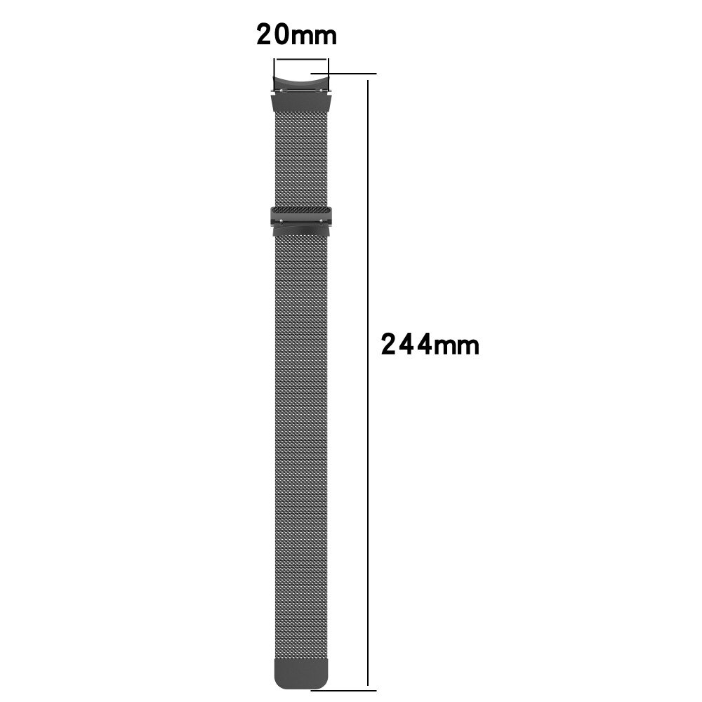 Samsung Galaxy Watch 6 Classic 43mm Full Fit Milanaise Armband, roségold