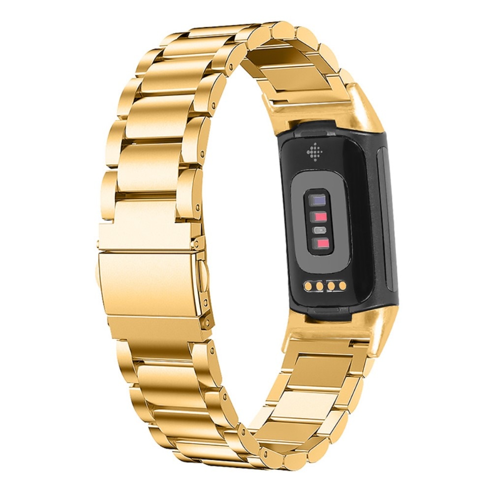 Fitbit Charge 5 Armband aus Stahl Gold