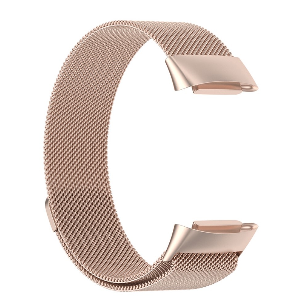 Fitbit Charge 6 Milanaise-Armband, champagner gold