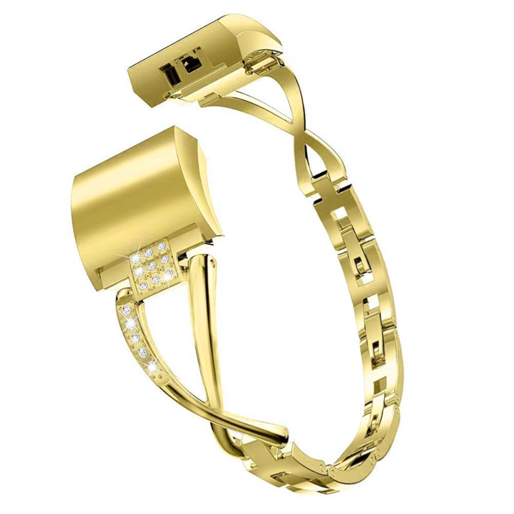 Fitbit Charge 5 Crystal Bracelet Gold