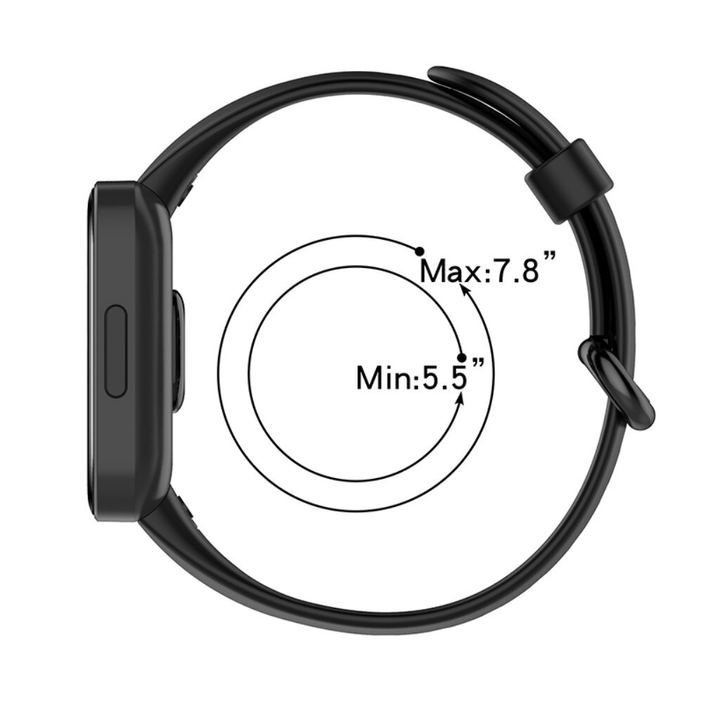   Armband aus Silikon Schwarz