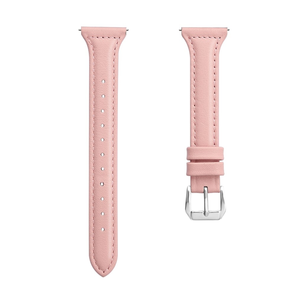 Samsung Galaxy Watch 4 Classic 46mm Slim Lederarmband rosa