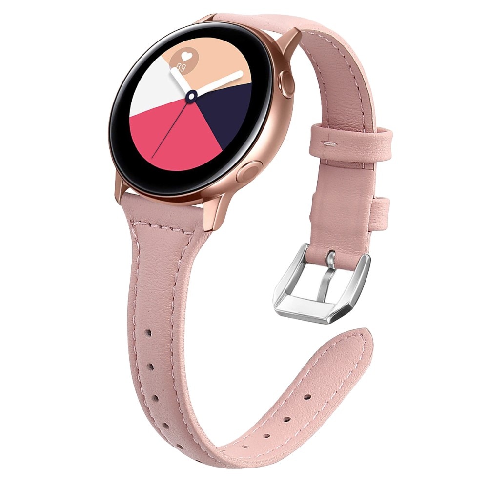 Samsung Galaxy Watch 5 Pro 45mm Slim Lederarmband Rosa