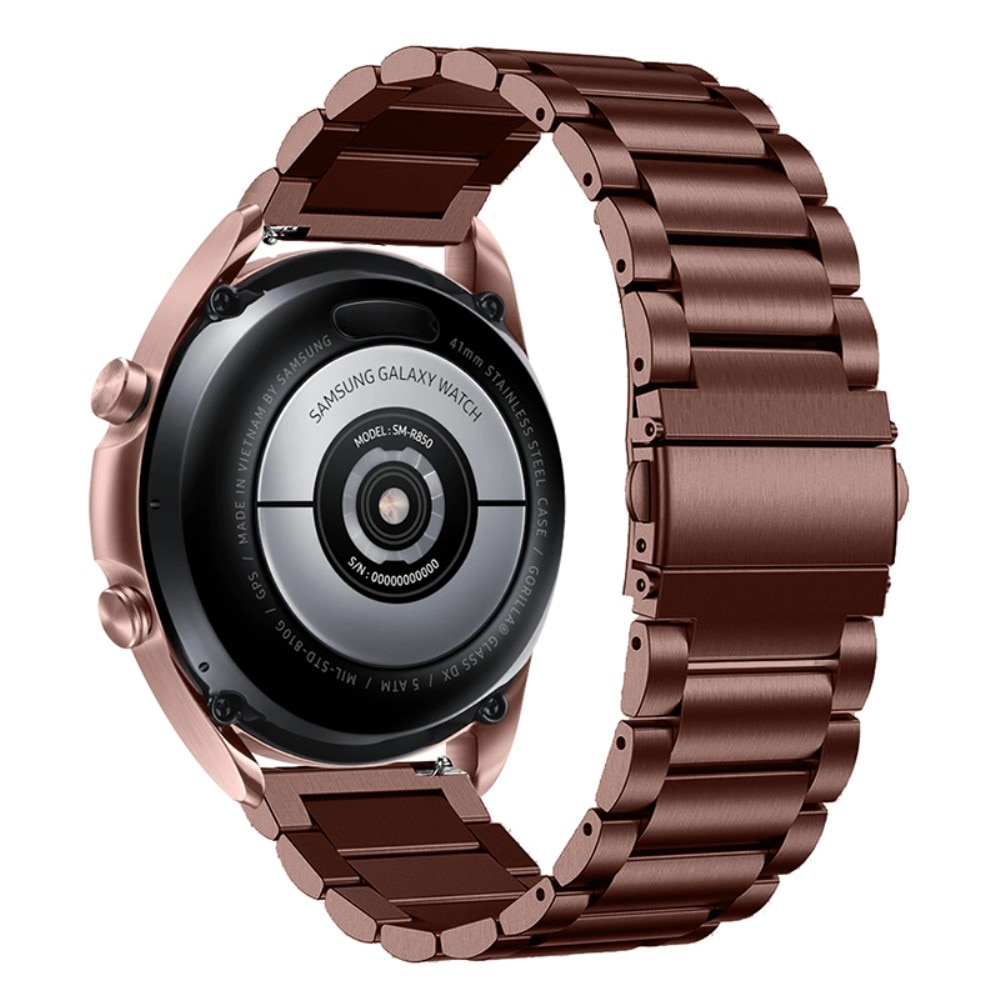 Samsung Galaxy Watch 4 44mm Armband aus Stahl Braun