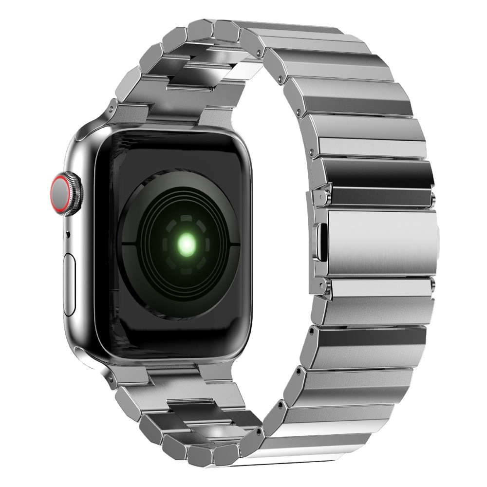 Apple Watch 41mm Series 8 Gliederarmband silber