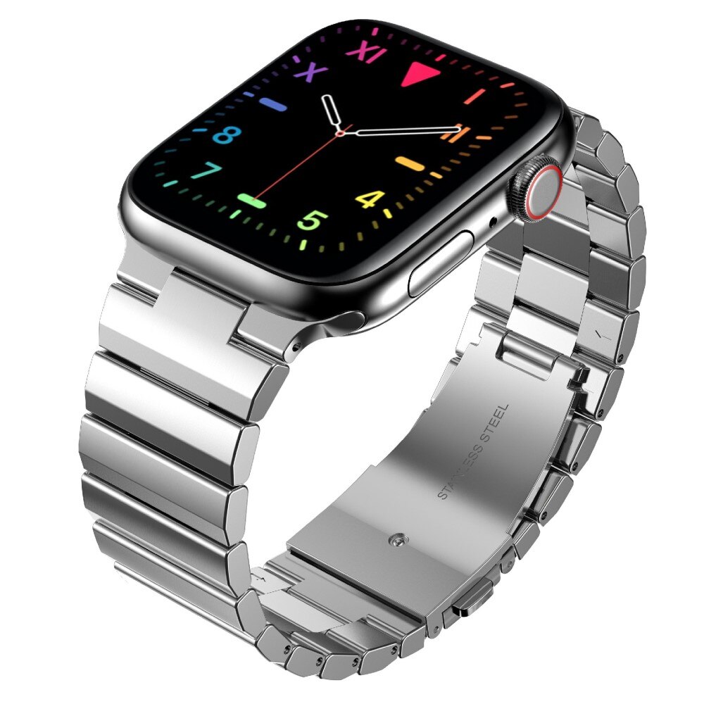 Apple Watch 41mm Series 9 Gliederarmband silber