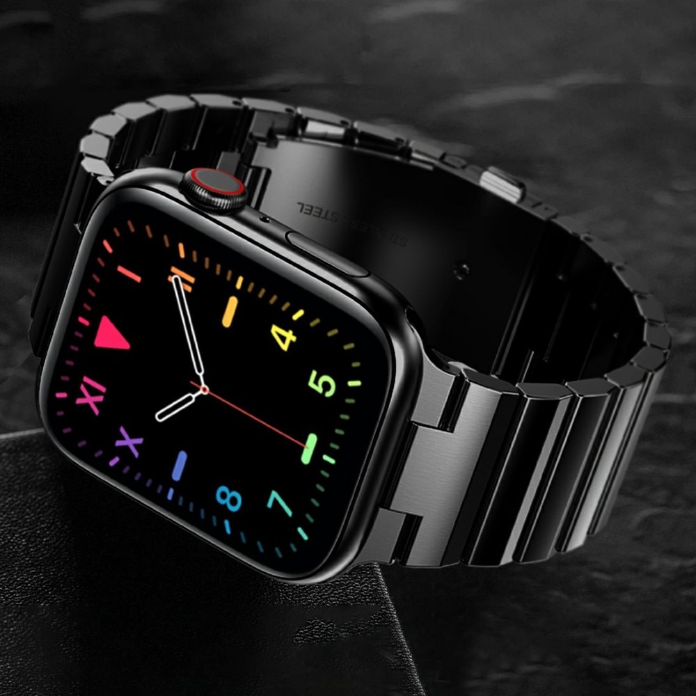 Apple Watch 41mm Series 9 Gliederarmband schwarz