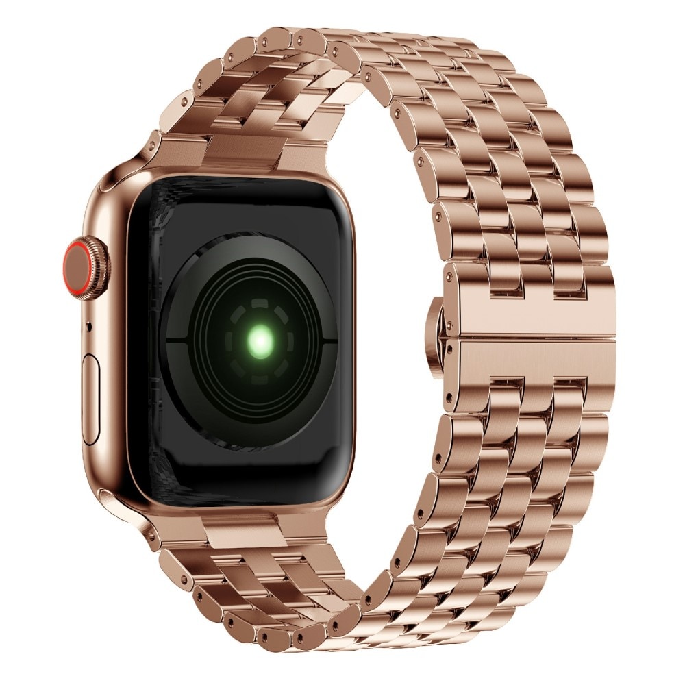 Apple Watch 42mm Business Armband aus Stahl roségold