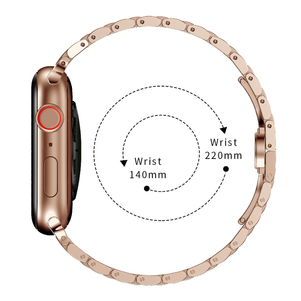 Apple Watch 42mm Business Armband aus Stahl roségold