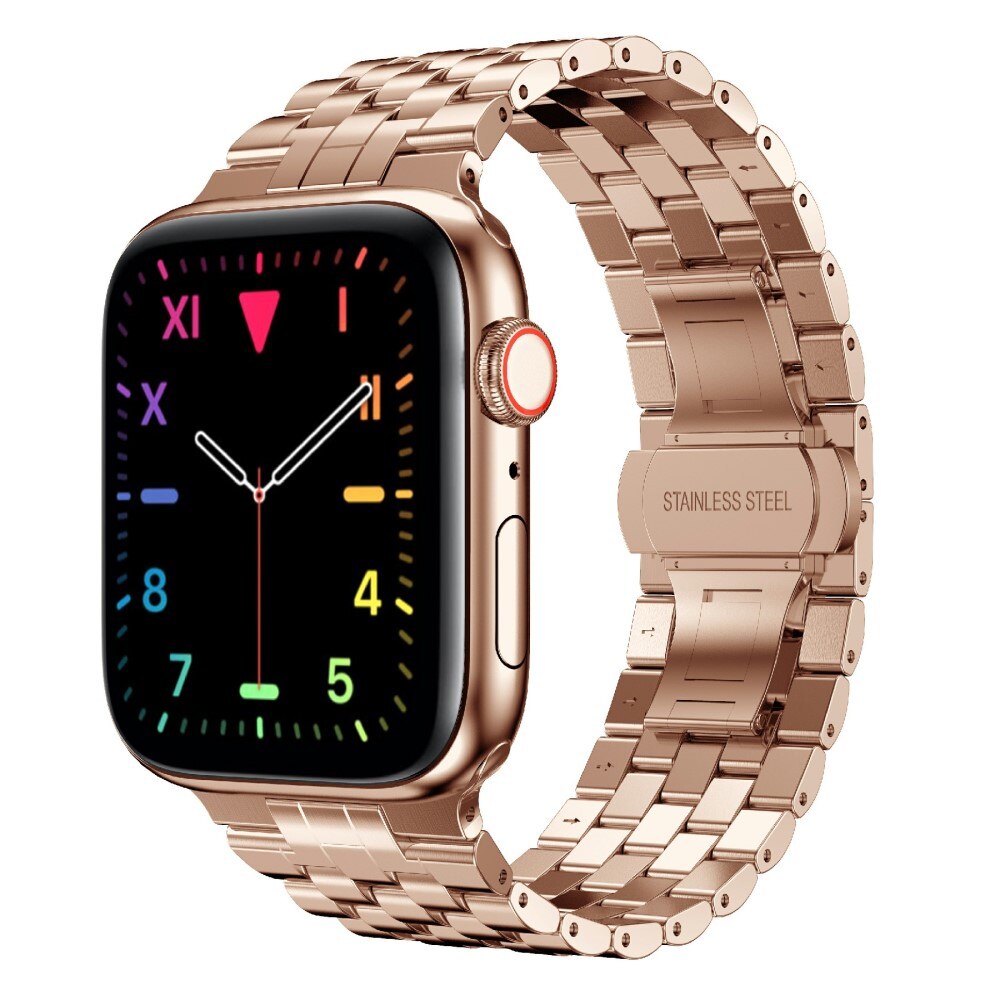 Apple Watch SE 40mm Business Armband aus Stahl roségold