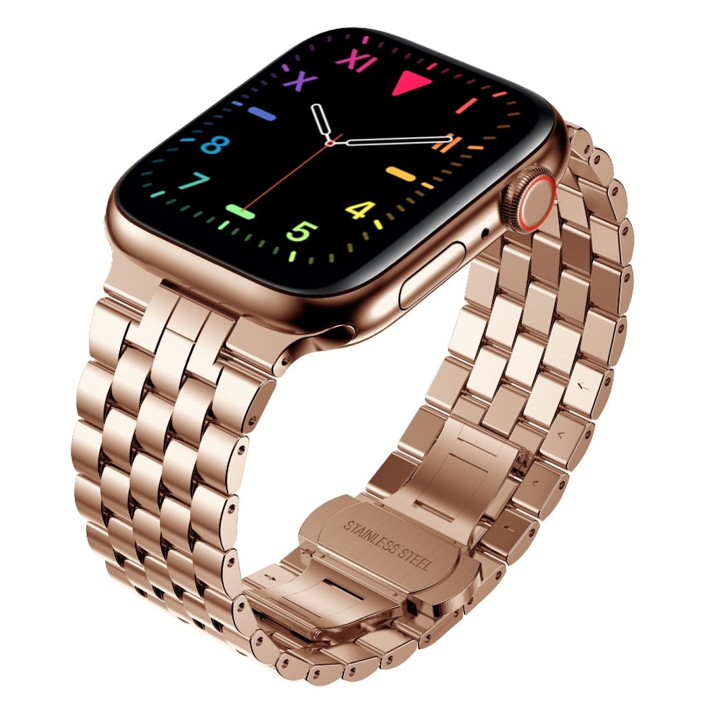 Apple Watch SE 40mm Business Armband aus Stahl roségold