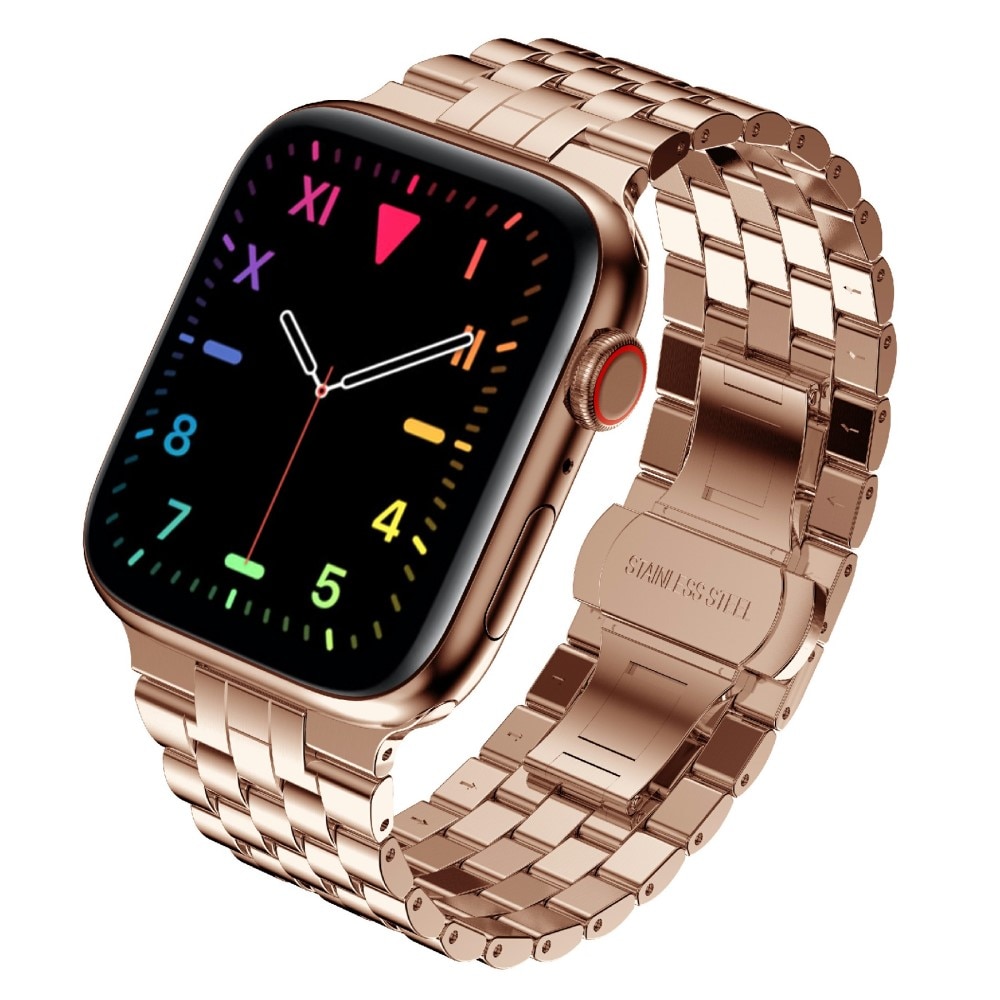 Apple Watch SE 40mm Business Armband aus Stahl roségold