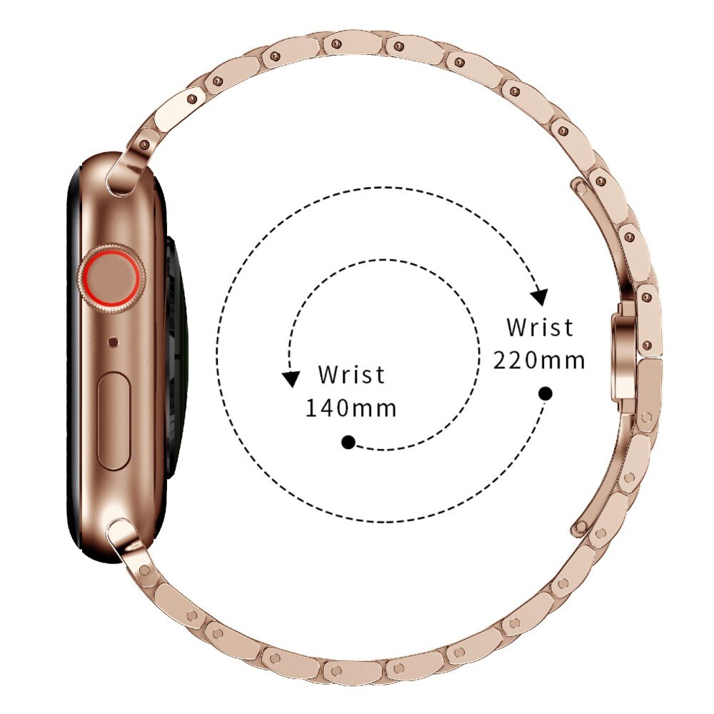 Apple Watch SE 40mm Business Armband aus Stahl roségold
