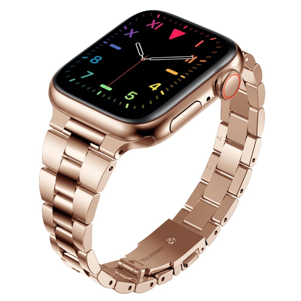 Apple Watch 40mm Slim Armband aus Stahl roségold