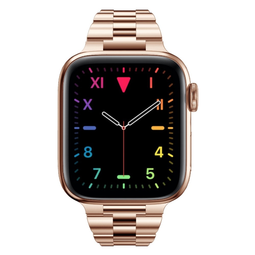 Apple Watch 40mm Slim Armband aus Stahl roségold