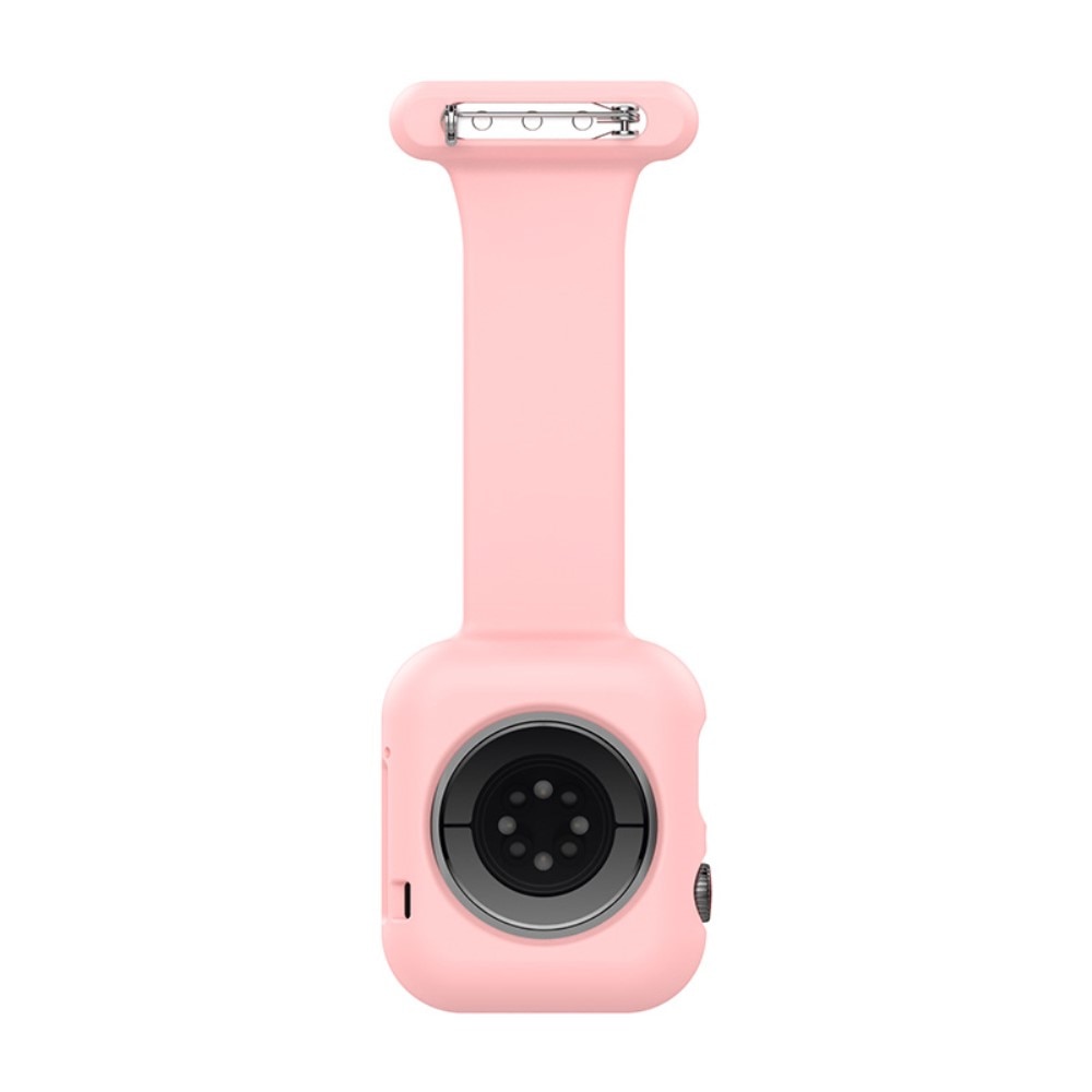 Apple Watch 41mm Series 7 Gurt mit Hülle für Schwesternuhr rosa