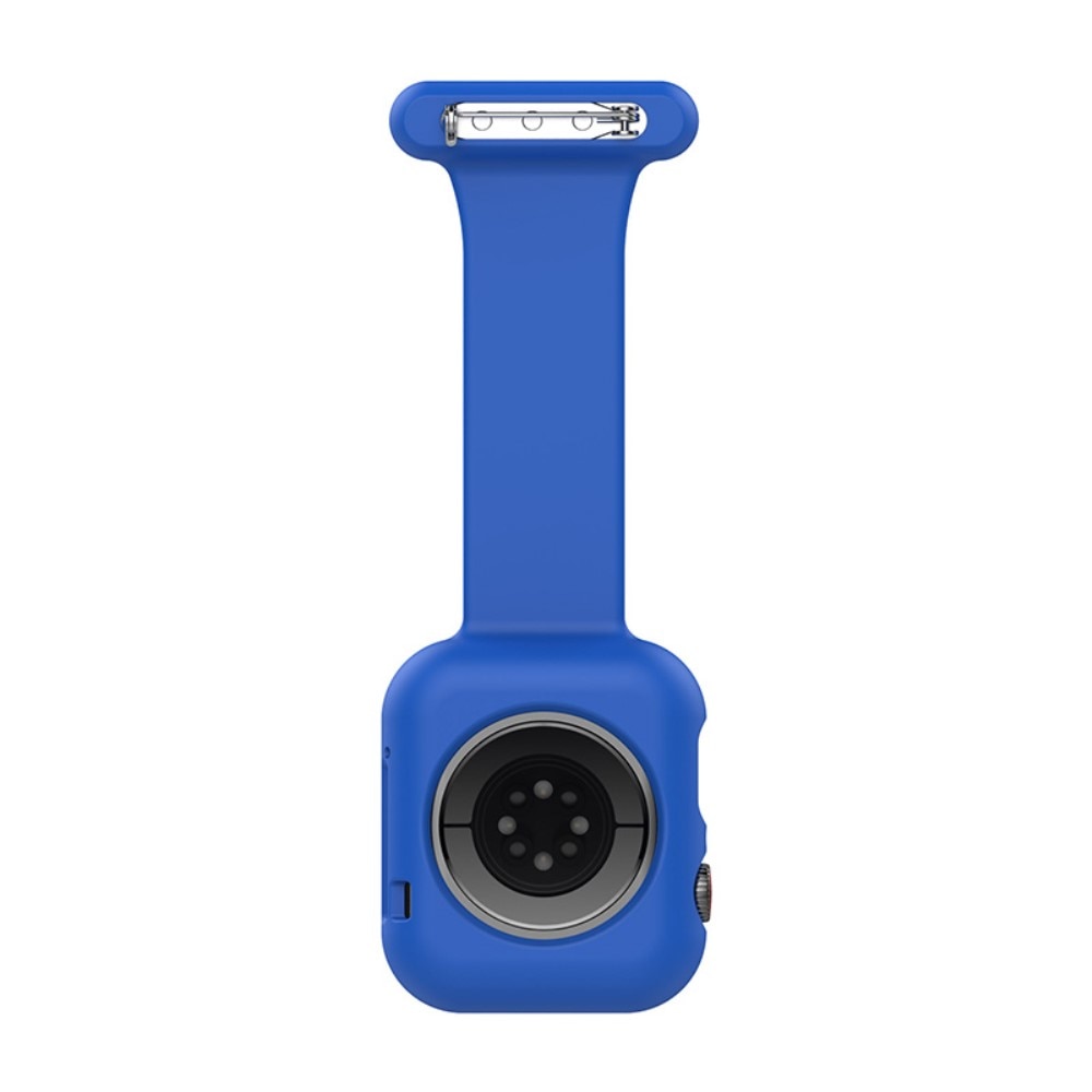 Apple Watch 41mm Series 7 Gurt mit Hülle für Schwesternuhr blau